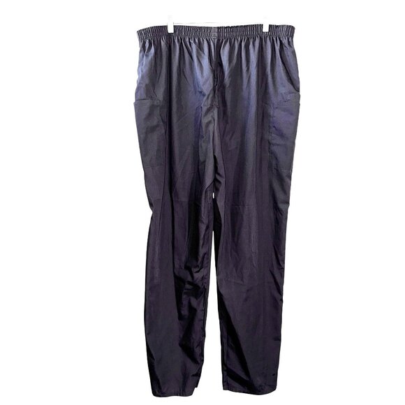 Cherokee Workwear Unisex Scrub Pants 2XL Polyester/Cotton Blend Elastic Waist - Picture 4 of 7
